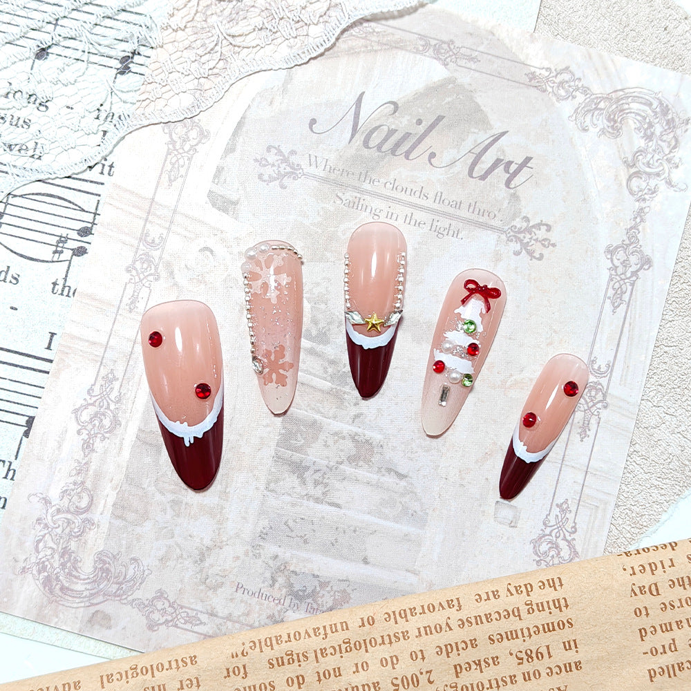 Christmas Art Nail Set Bowlift
