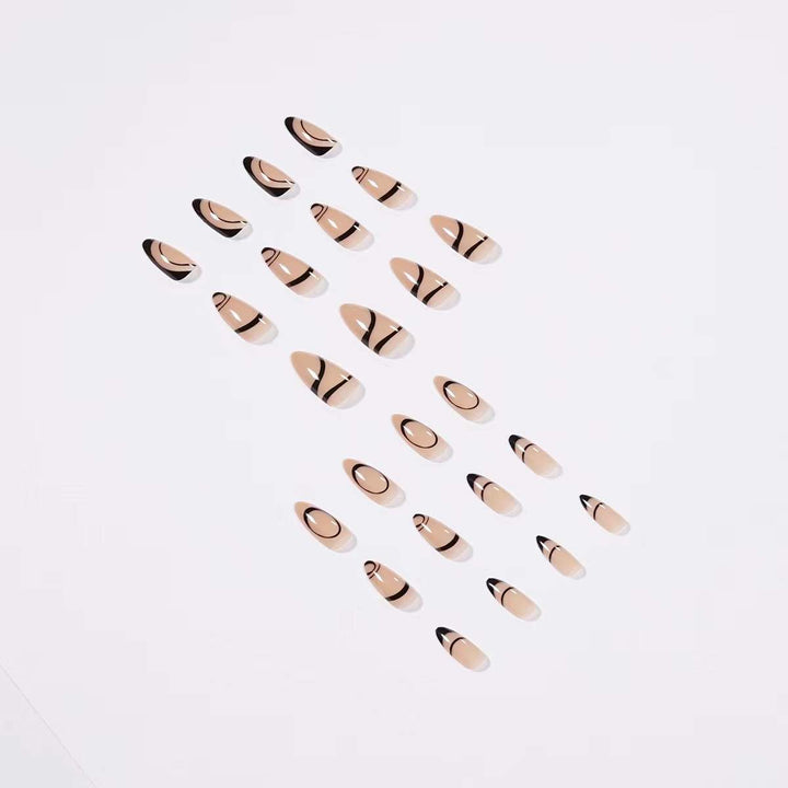 Artificial nails with elegant minimalist design Bowlift