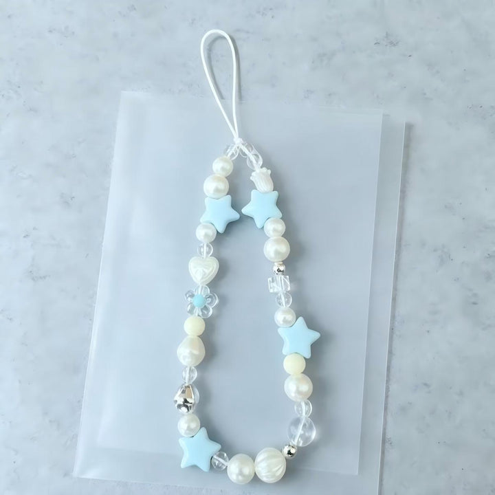 Decorative Star and Pearl Phone Charm Bowlift