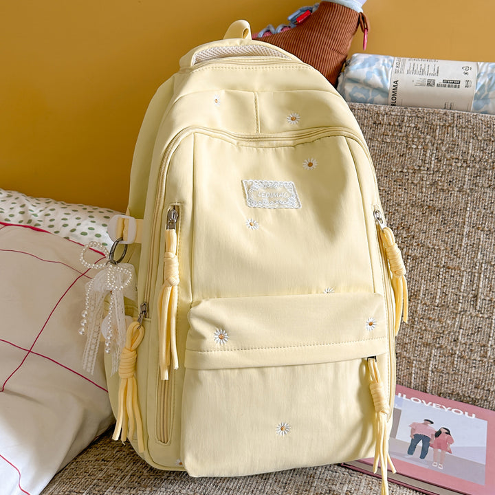 Floral Embellished Backpack