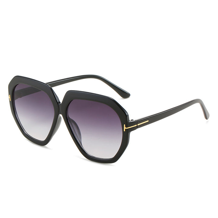 Fashion-Forward Oversized Hexagonal Sunglasses Bowlift