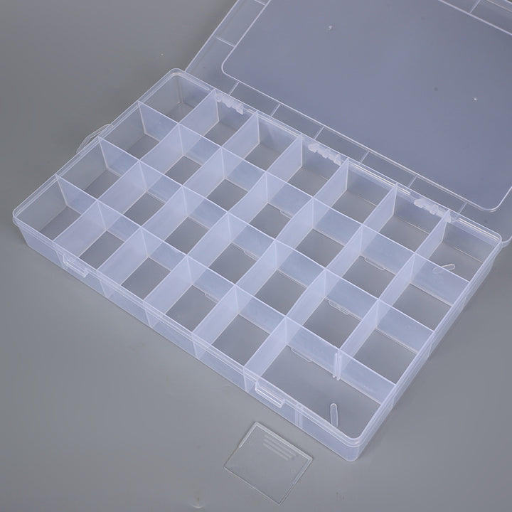 Adjustable Compartment Craft Storage Box Bowlift