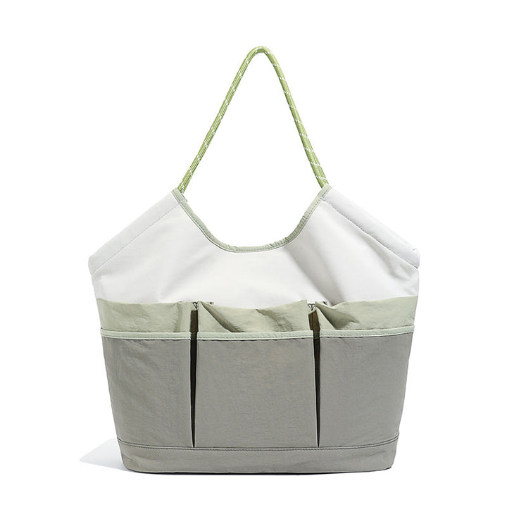 Generous Tote Bag With Multiple Outside Pockets Bowlift