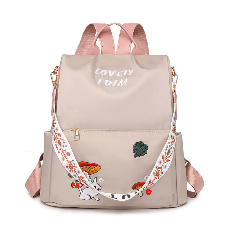 Stylish Embroidered Backpack