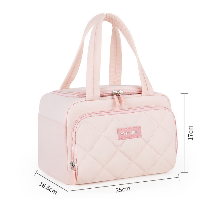 Insulated Quilted Lunch Cooler Bag Bowlift