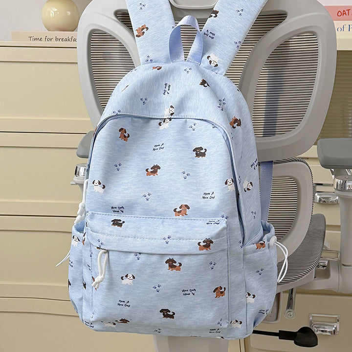 Cute Dog-Themed Backpack