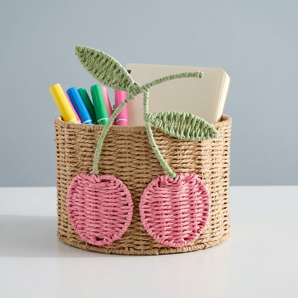 Playful storage basket with fruit design Bowlift