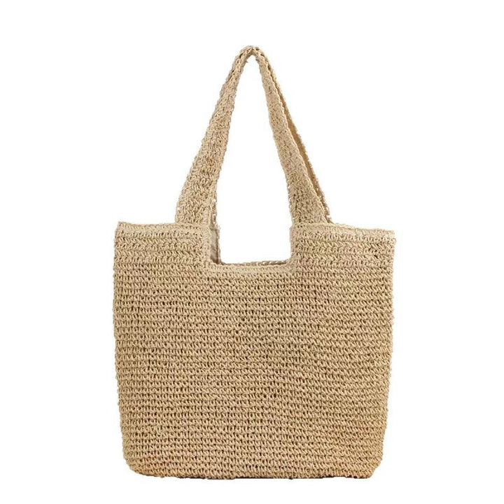 Hand-knotted straw tote bag Bowlift