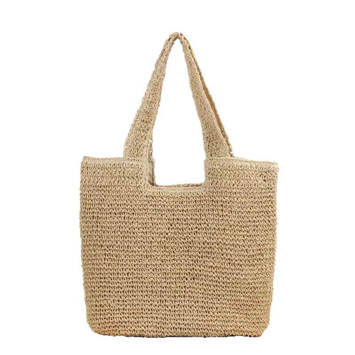 Hand-knotted straw tote bag Bowlift