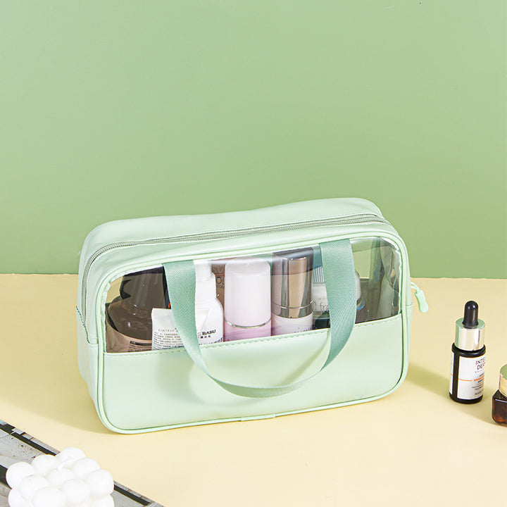 Cosmetic bag with transparent compartments Bowlift