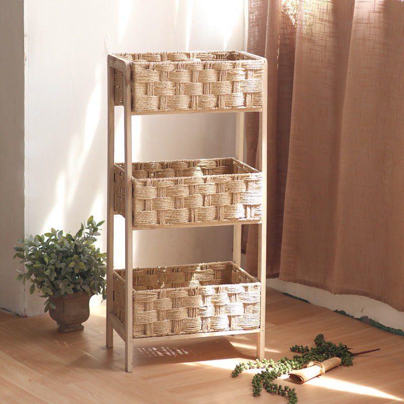 Beef Storage Tower with Woven Baskets Bowlift