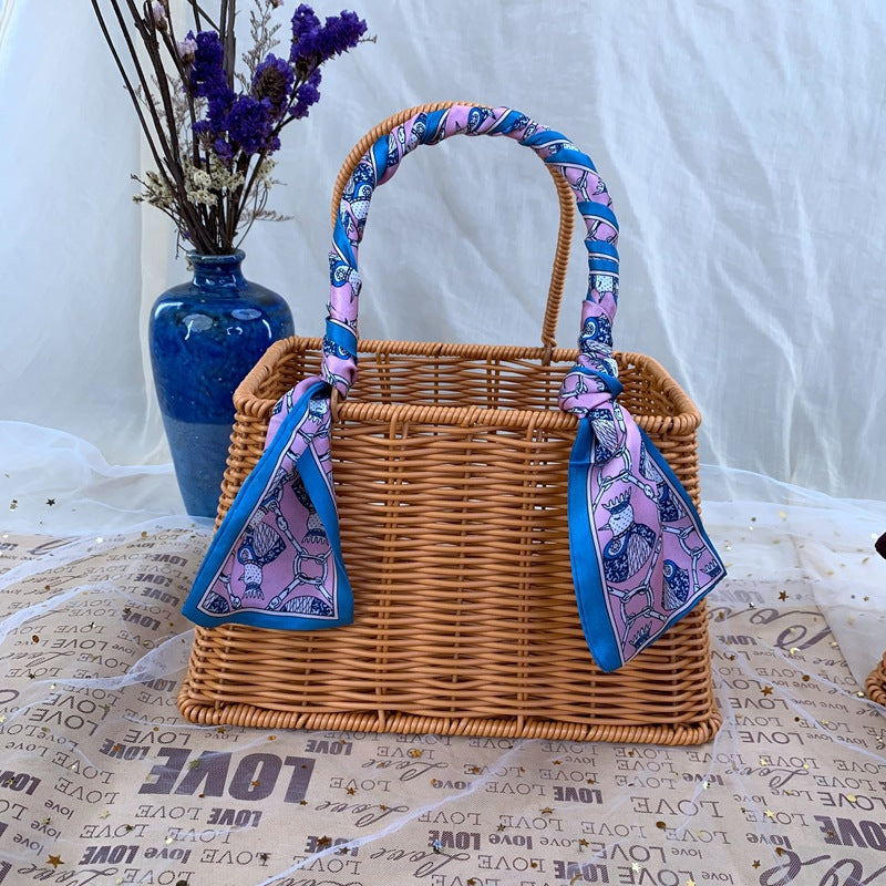 Women Diamond-shaped Handheld Basket Bowlift