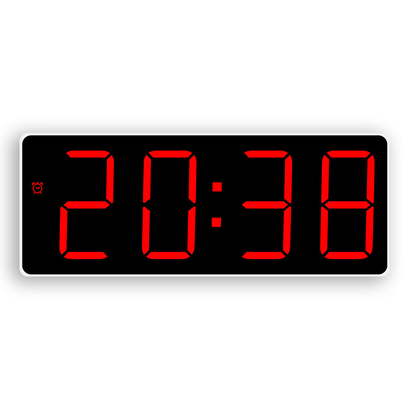 Digital Wall Clock with Large LED Display Bowlift