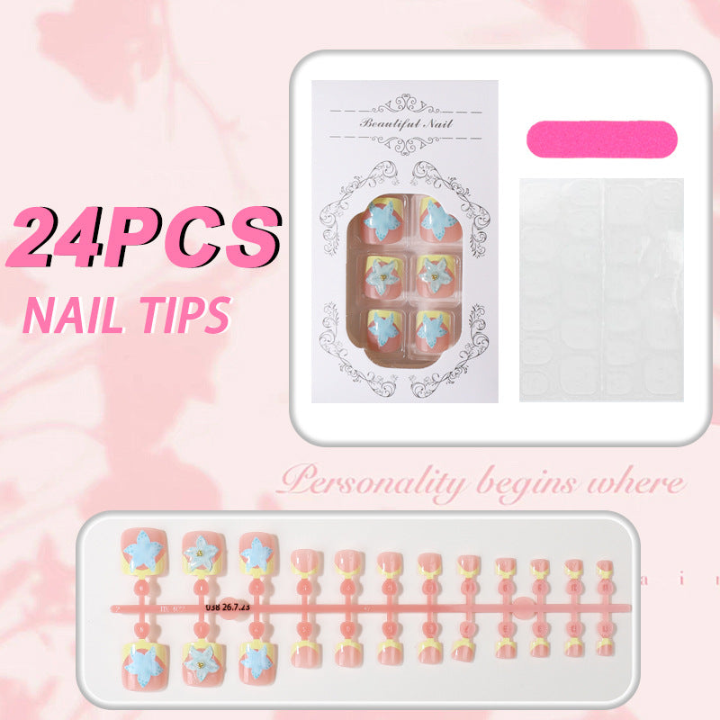Decorative Press-On Nail Art Tips Bowlift