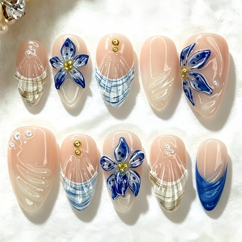 Elegant Artificial Nail Design Bowlift