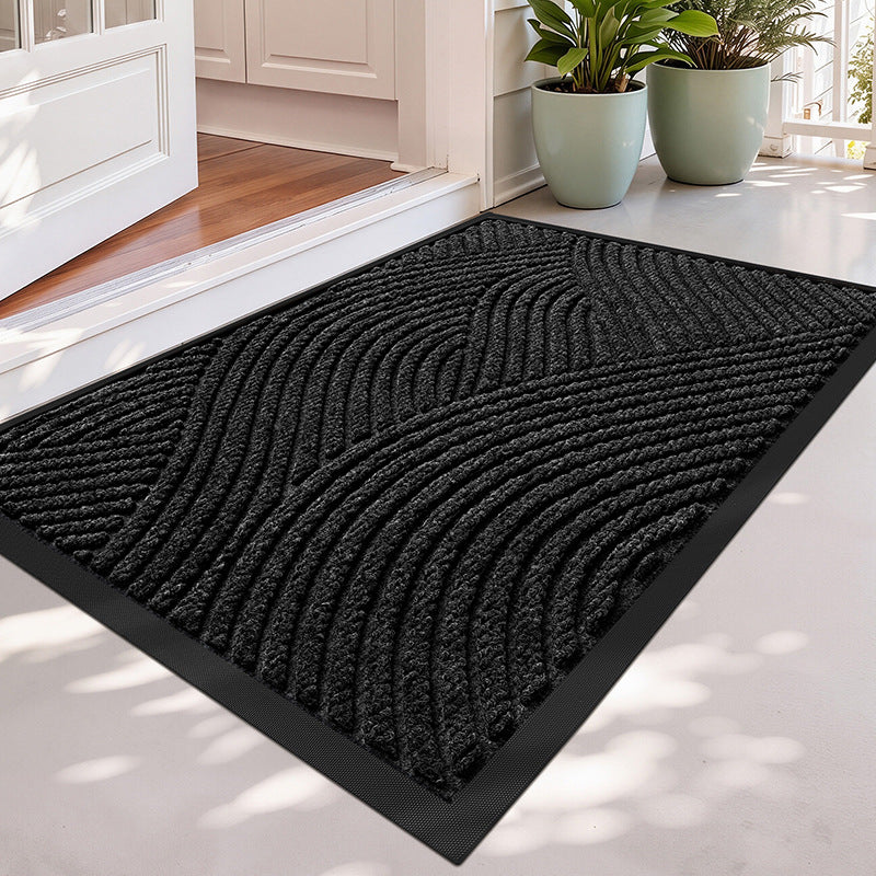 Textured Wave Design Entry Mat Bowlift