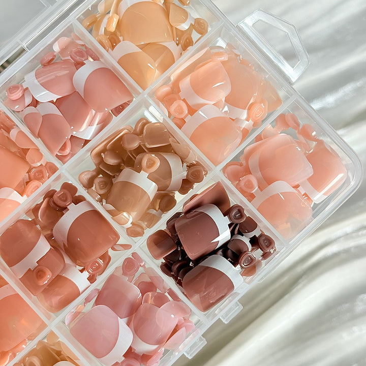 Assorted Soft Gel Nail Tips Collection Bowlift