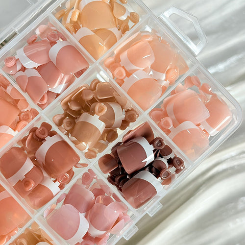 Assorted Soft Gel Nail Tips Collection Bowlift