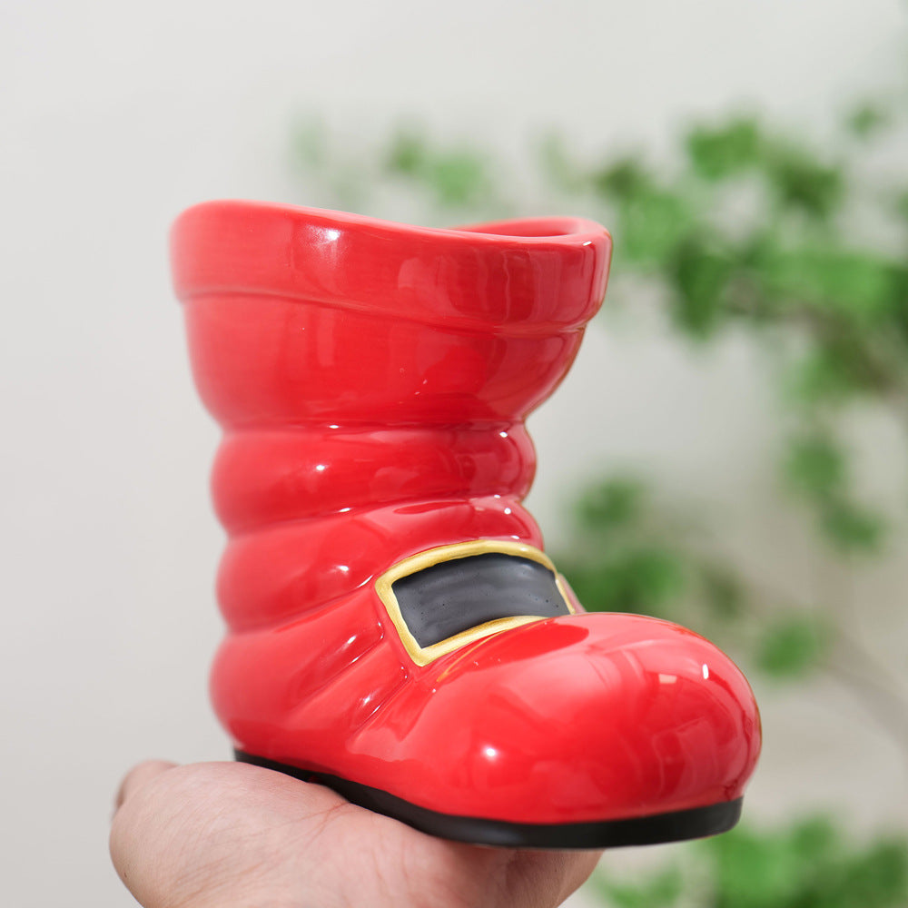 Decorative Boot-Shaped Planter