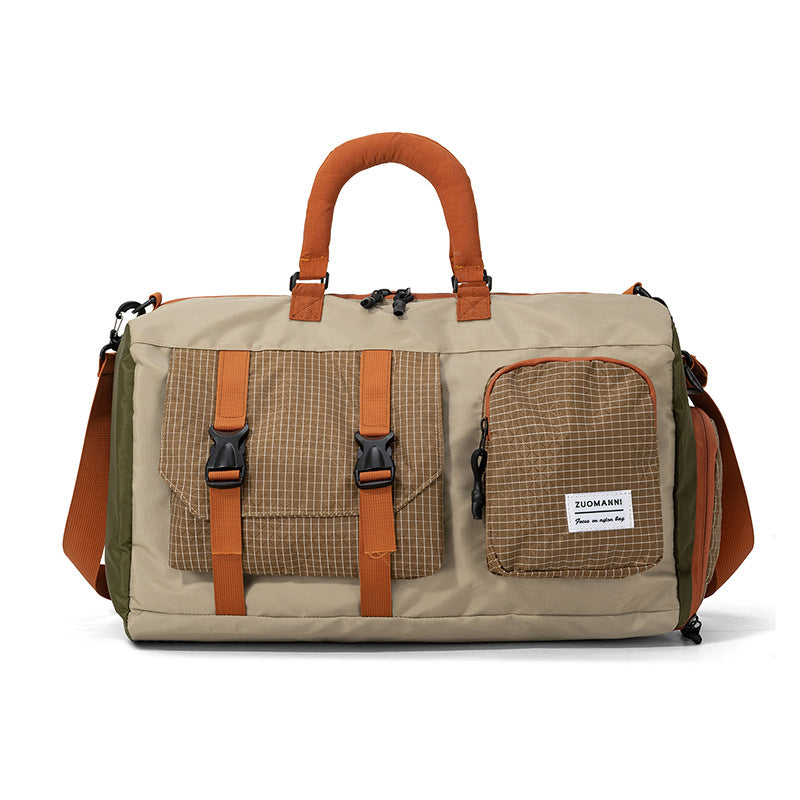 Sporty Duffel Bag with Numerous Pockets and Durable Material Bowlift