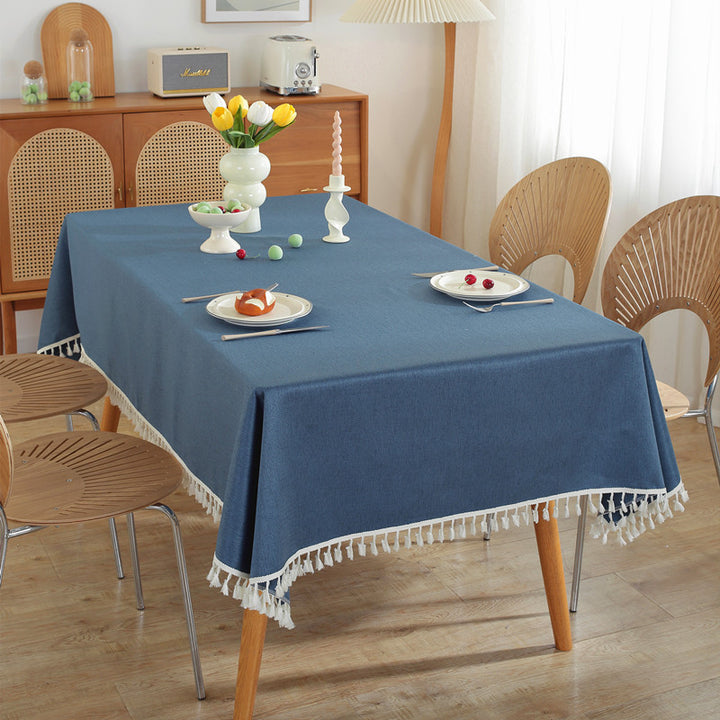 Elegant Tassel Tablecloth