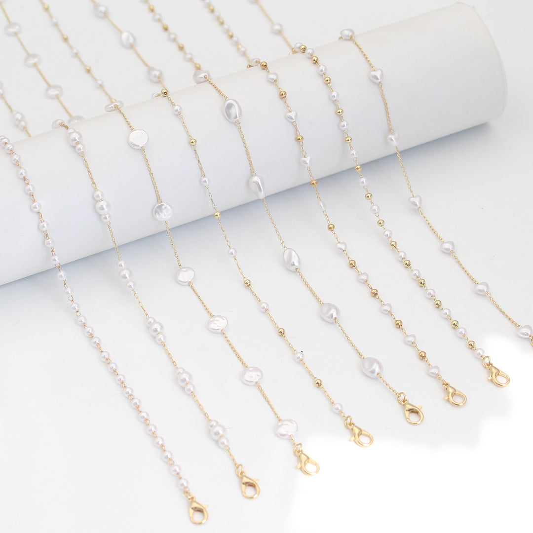 Pearl-Accented Eyewear Chain Bowlift
