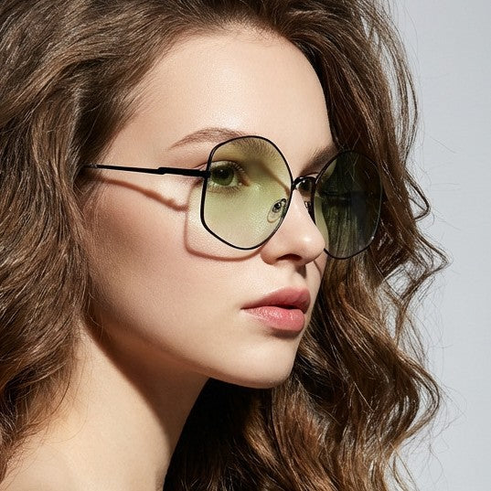 Women’s stylish sunglasses with unique octagonal frame construction Bowlift