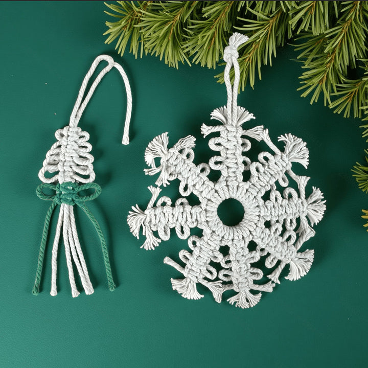 Decorative Macrame Ornament Bowlift