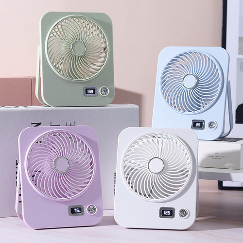 Ladies portable table fan with digital speed display Bowlift