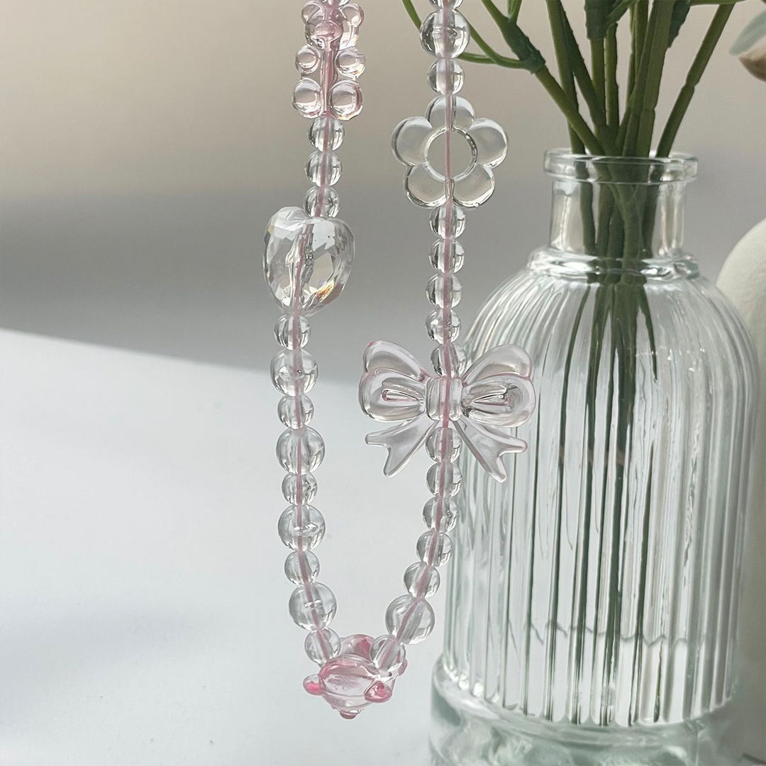 Decorative Butterfly Beaded Necklace Bowlift