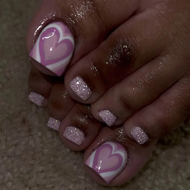 Rhinestone-Embellished Pedicure Bowlift