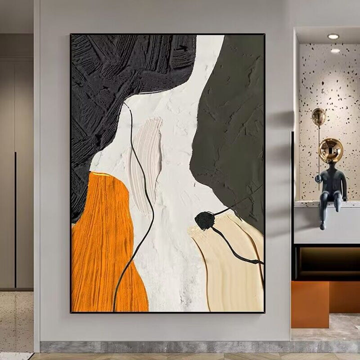 Abstract Textured Canvas Art Print