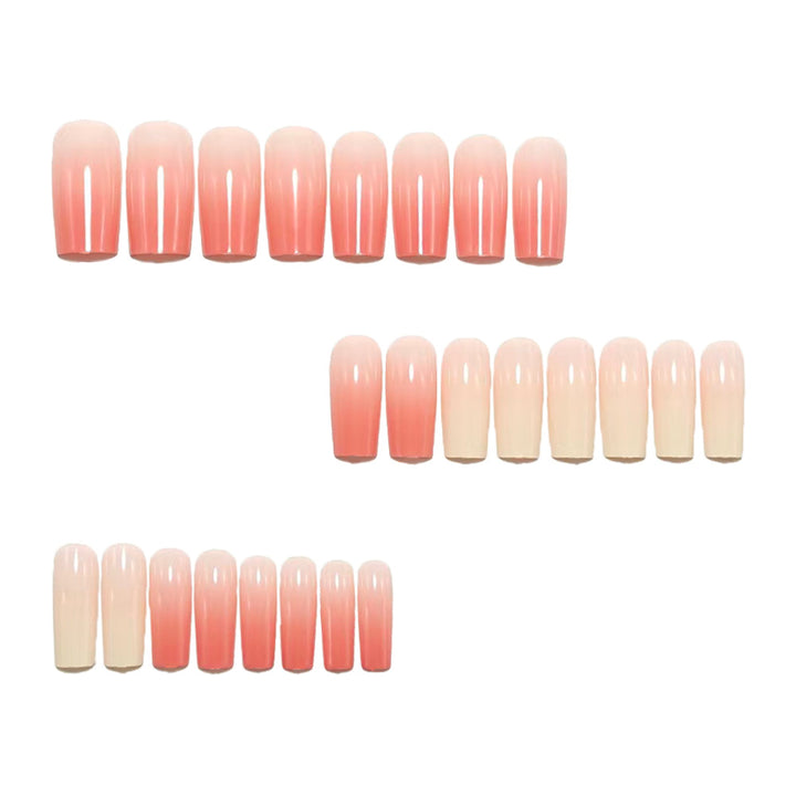 Luxurious artificial nails with elegant ombre effect Bowlift