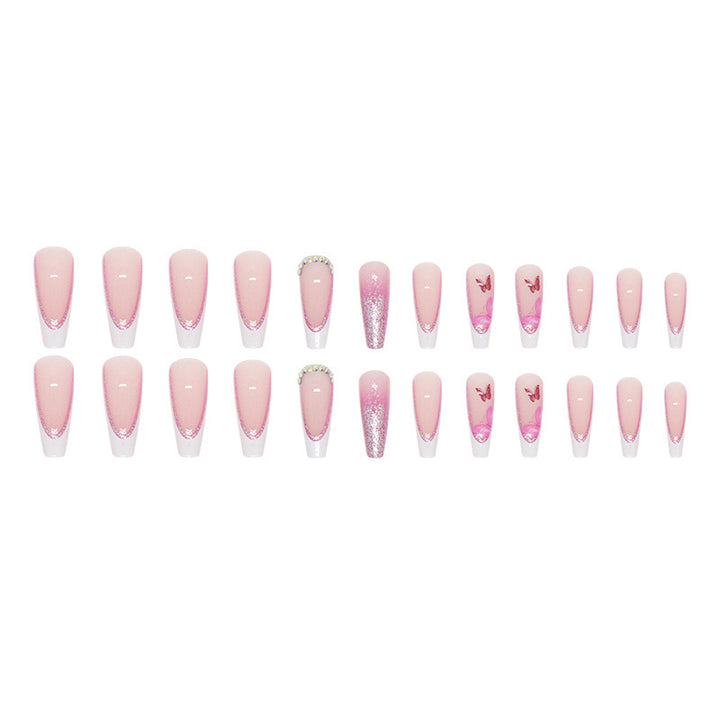 Decorative Butterfly Nail Art Extensions Bowlift