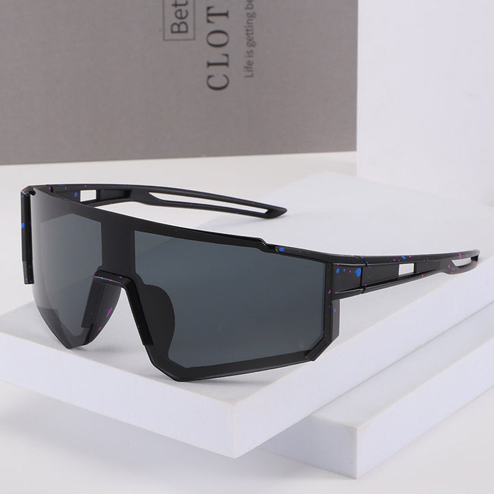 Men's Futuristic Oversized Shield Sunglasses Bowlift