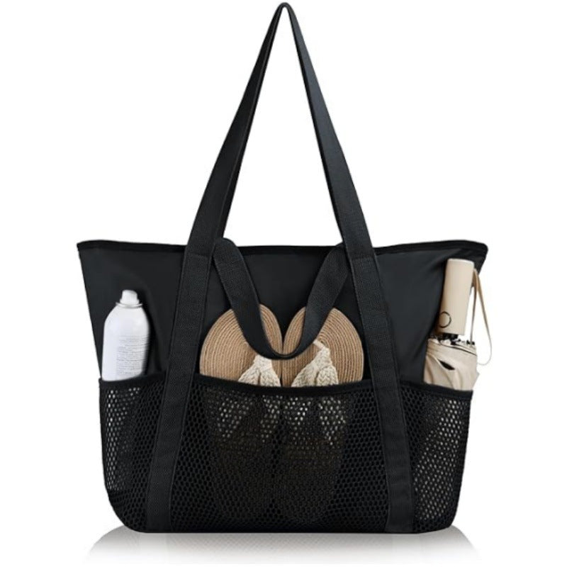 Multifunctional shopping bag with mesh fabric Bowlift