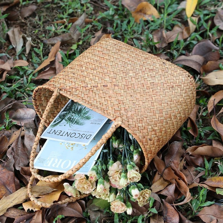 Handwoven Decorative Plant Basket Bowlift