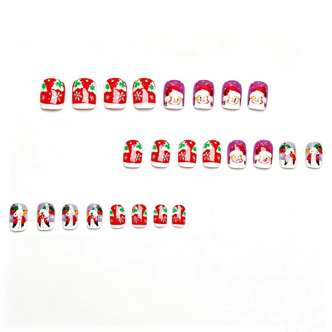 Festive Character-Themed Nail Art Bowlift