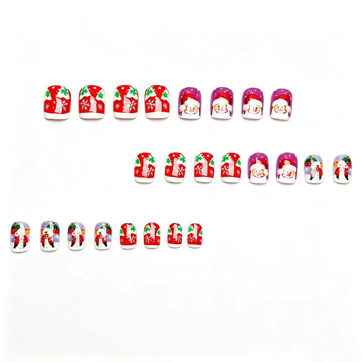 Festive Character-Themed Nail Art Bowlift
