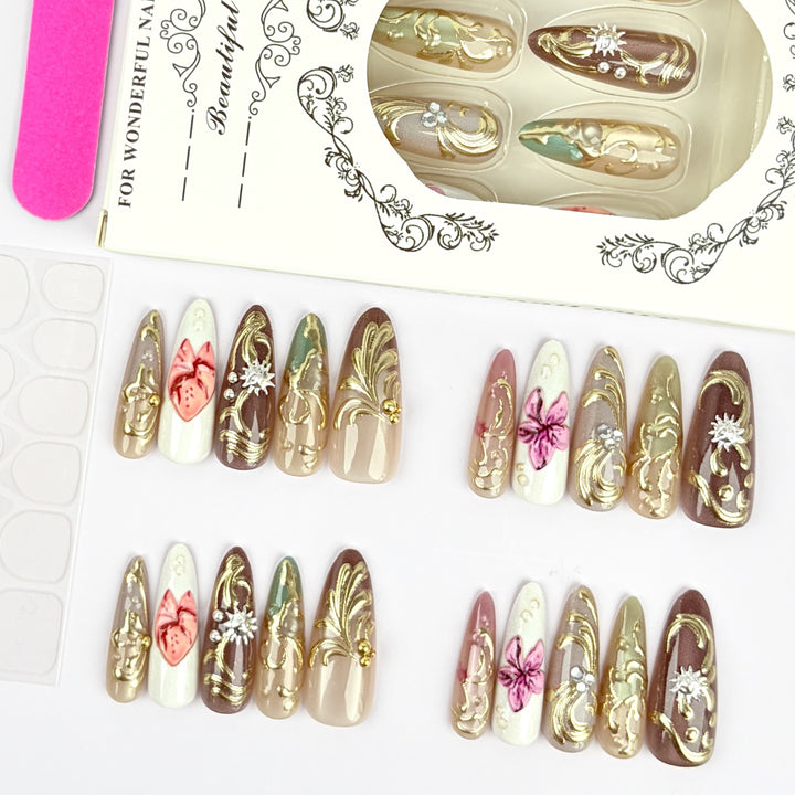 Artificial Nails Set Bowlift