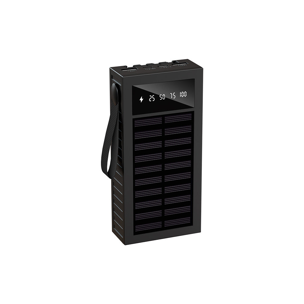 Portable Solar Power Bank with Multifunctional Charging Indicator Bowlift
