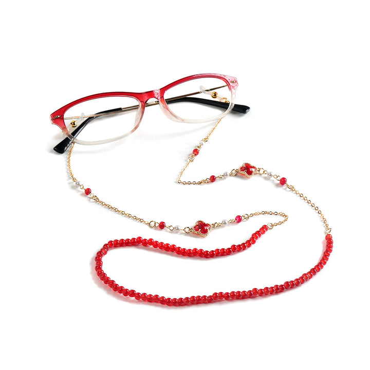 Unique Beaded Eyewear Chain Bowlift