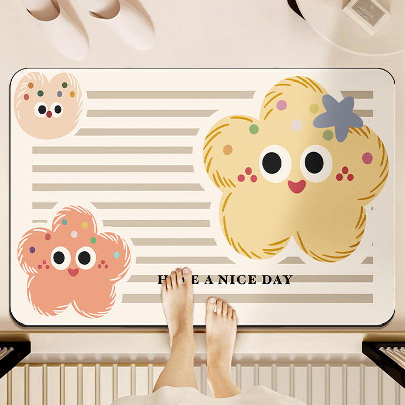 Playful Cookie-Themed Area Mat