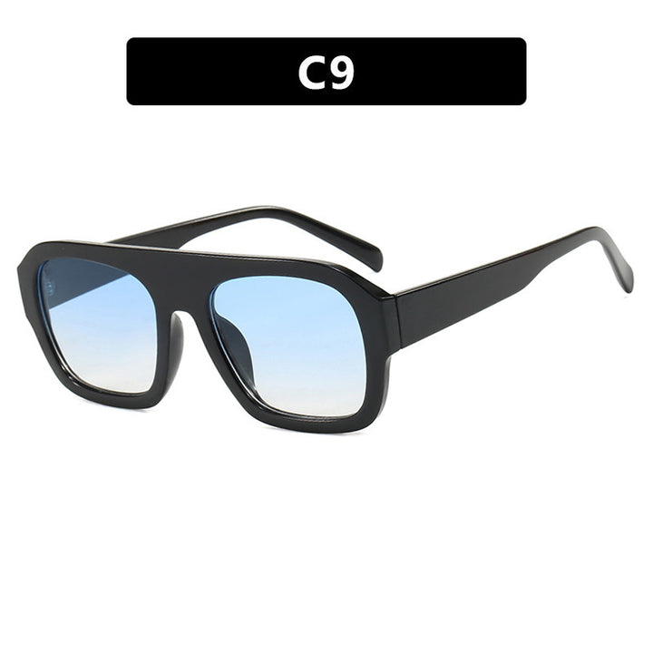 Women's oversized sunglasses with distinctive rectangular frame Bowlift