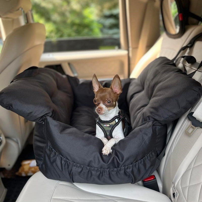 Padded pet car seat Bowlift
