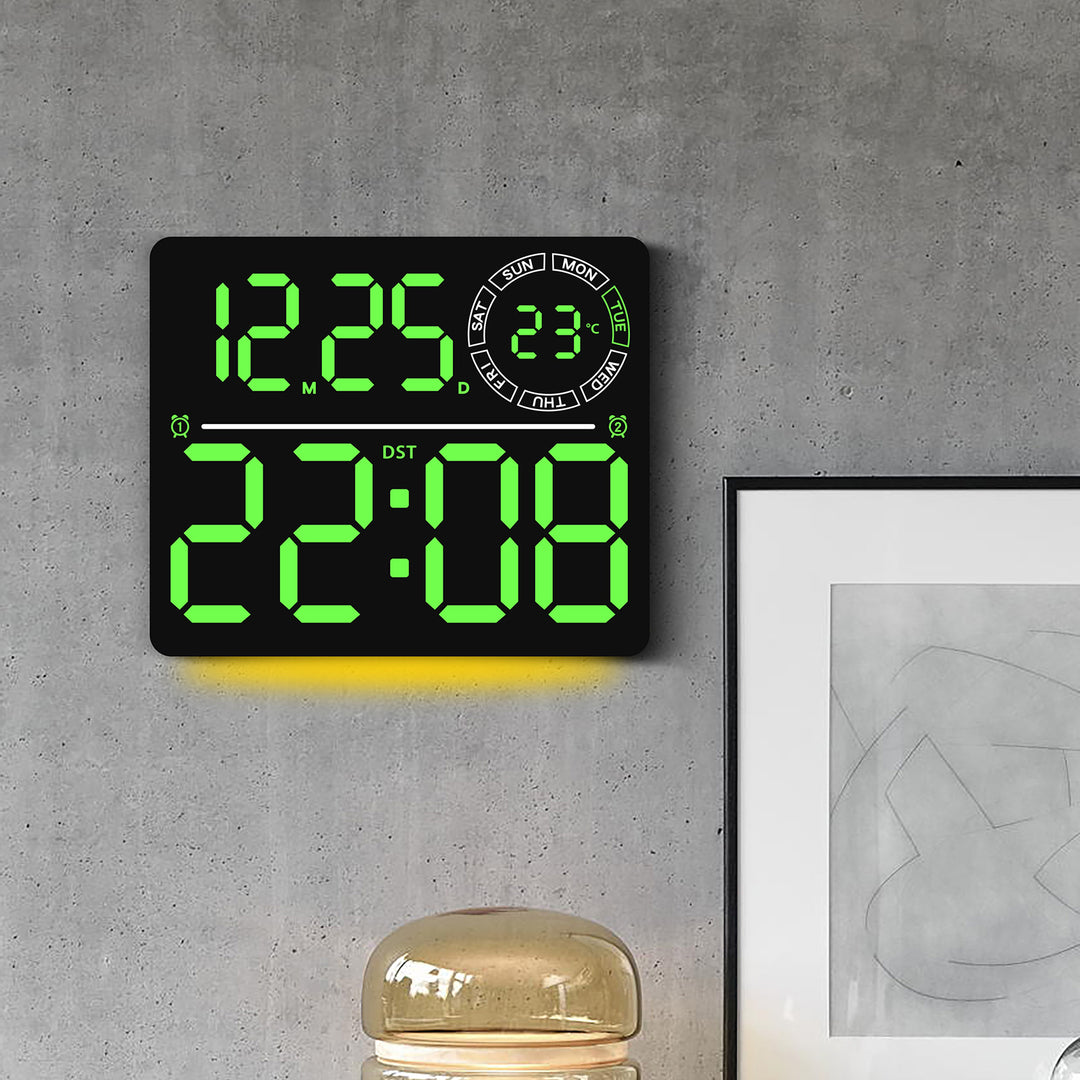 Digital Wall Clock Bowlift