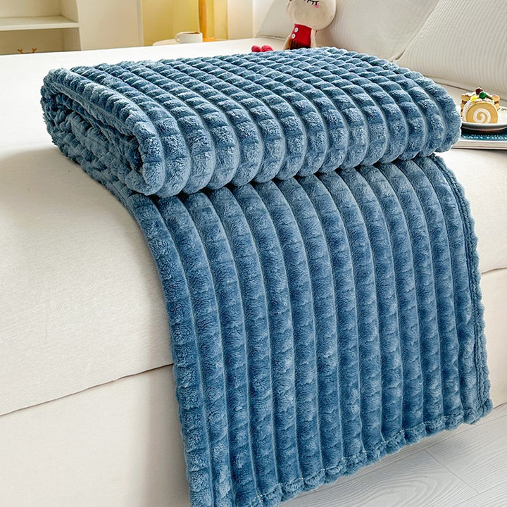 Ridge Textured Throw Blanket Bowlift