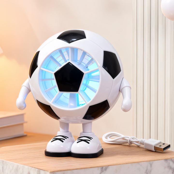 Ladies creative football fan with USB connection Bowlift