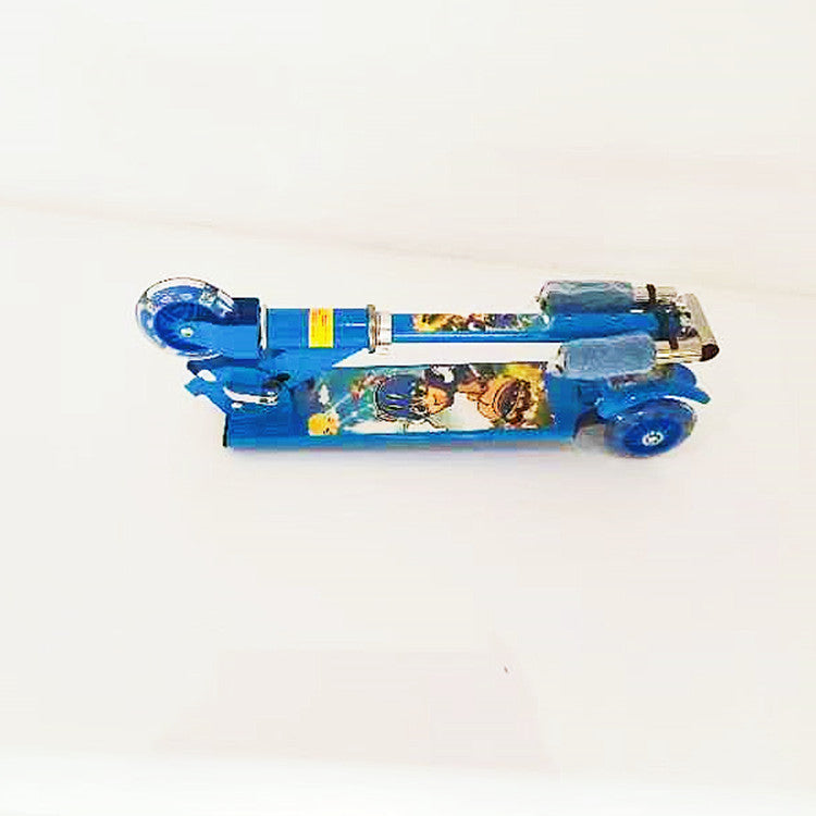 Cartoon-Themed Kick Scooter Bowlift