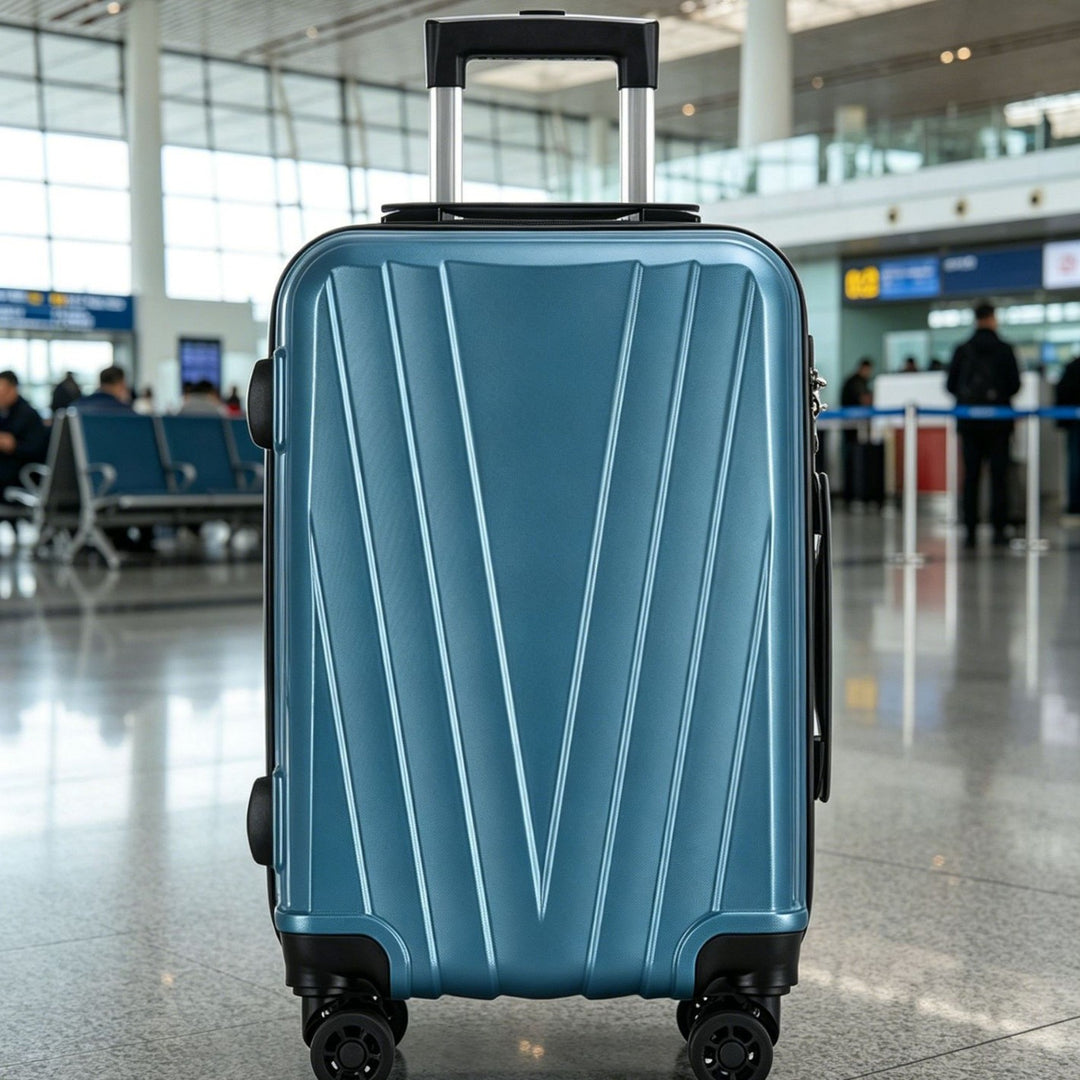Men's Smart Lightweight Hard Shell Travel Suitcase Bowlift